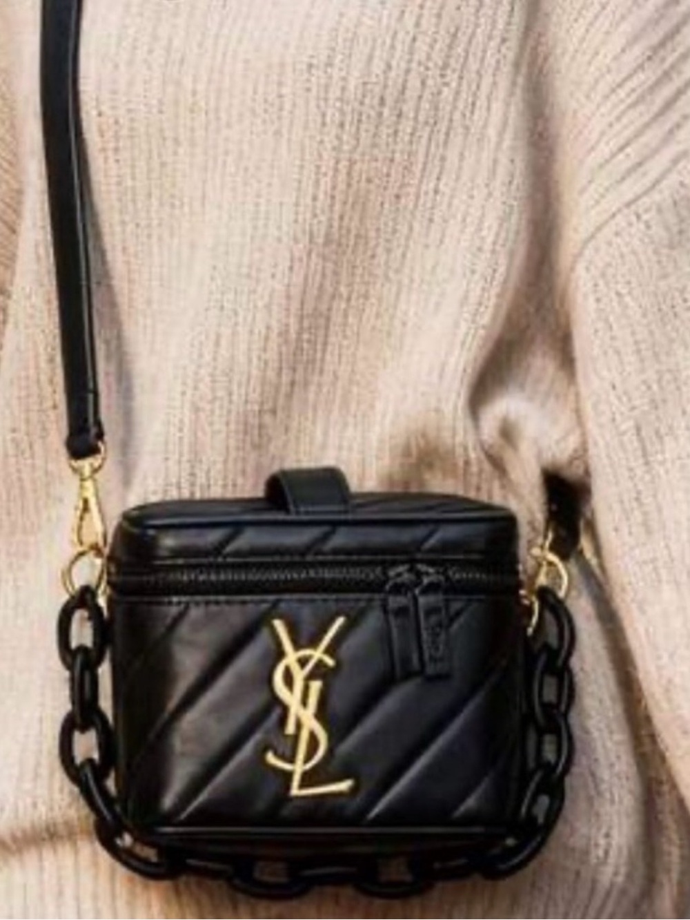 New YSL baute vanity crossbody bag